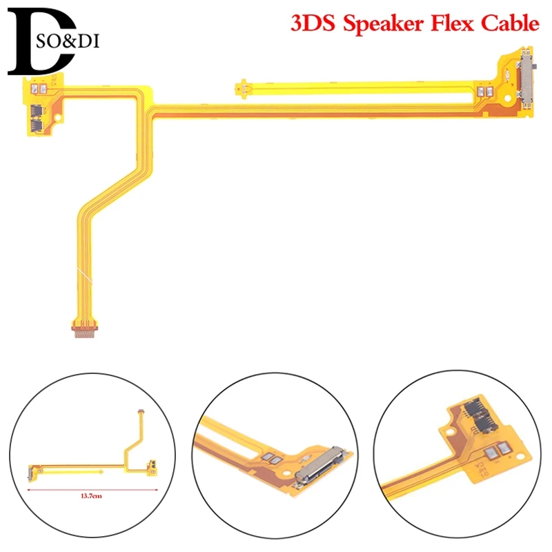 

For Nintendo 3DS Speaker Ribbon Cable Flex Wire Replacement Part For 3DS Game Console Speaker Cable 13.7cm