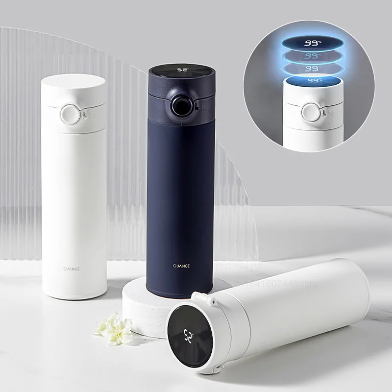 Youpin QUANGE Digital Cup Smart Insulation Bottle 316 Stainless Steel Bullet Cover Thermos Cup Temperature Display 480ml
Youpin QUANGE Digital Cup Smart Insulation Bottle 316 Stainless Steel Bullet Cover Thermos Cup Temperature Display 480ml