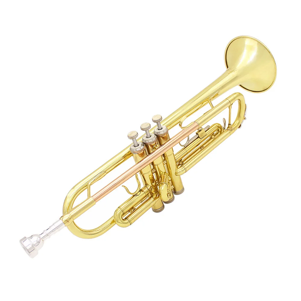 Professional Musical Trumpet Bb B Flat Brass Material Trompeta Wind Instrument With Mouthpiece Gloves Cleaning Cloth Strap Case
Professional Musical Trumpet Bb B Flat Brass Material Trompeta Wind Instrument With Mouthpiece Gloves Cleaning Cloth Strap Case