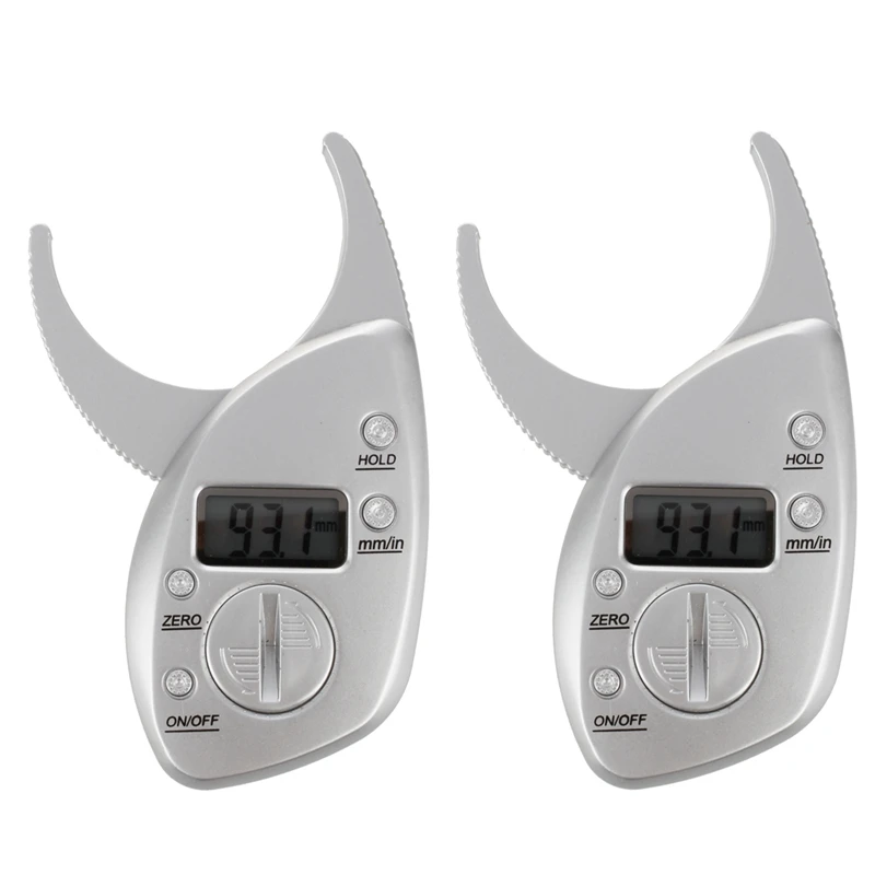 ELOS-2X Digital LCD Body Fat Caliper Skin Fold Thickness Health Fitness Weight Gender
ELOS-2X Digital LCD Body Fat Caliper Skin Fold Thickness Health Fitness Weight Gender