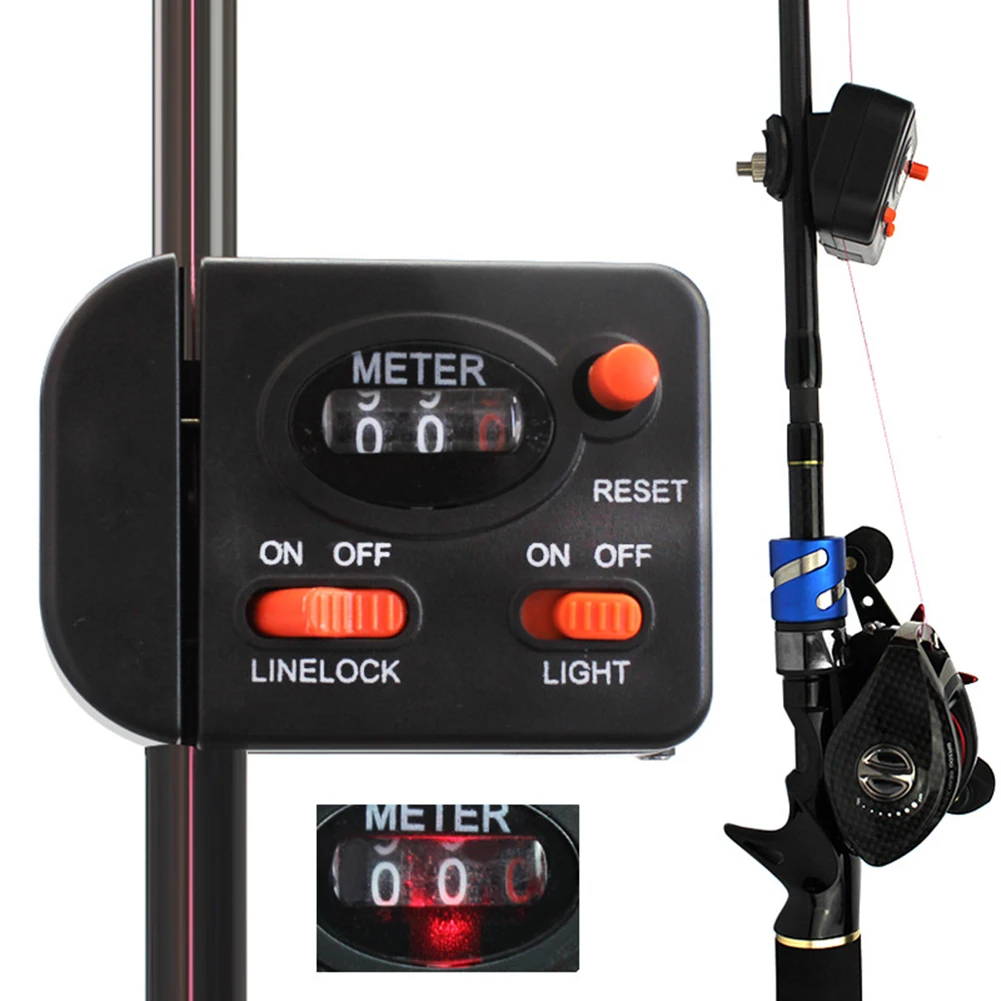 Fishing Line Counter Clip On Rod Meter Gauge Mechanical Manual Counting 6.7cmx5cmx2.5cm =Professional Fishing Supplies
Fishing Line Counter Clip On Rod Meter Gauge Mechanical Manual Counting 6.7cmx5cmx2.5cm =Professional Fishing Supplies