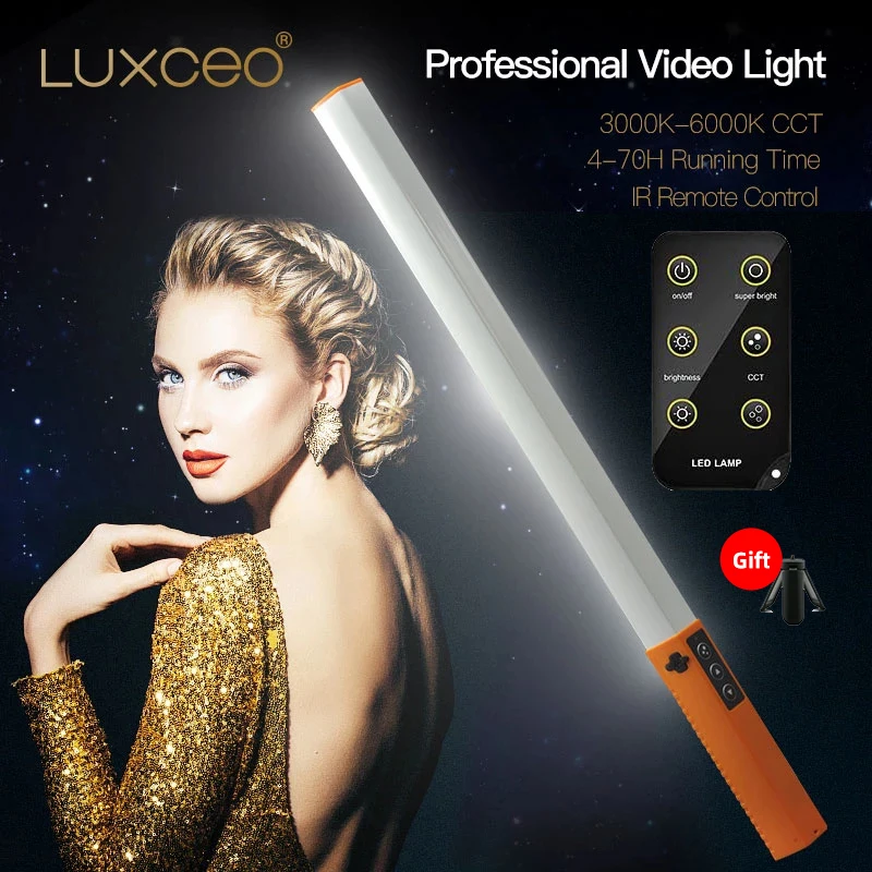 LUXCEO Q508D RGB Stick Light Wand Dual Color Temperature Handheld Tube LED Fill Light 5200mAh Photography Studio Lighting Lamp
LUXCEO Q508D RGB Stick Light Wand Dual Color Temperature Handheld Tube LED Fill Light 5200mAh Photography Studio Lighting Lamp