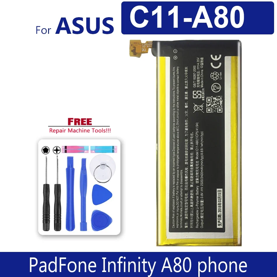 Аккумулятор для Asus PadFone Infinity A80 C11-A80 2400 мАч, бесплатный инструмент/номер отслеживания
Аккумулятор для Asus PadFone Infinity A80 C11-A80 2400 мАч, бесплатный инструмент/номер отслеживания