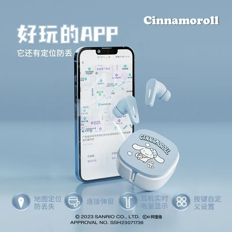 Sanrio's Cute Cinnamoroll Kawaii Noise Reduction Low Latency Long Battery Life Suitable for Apple Huawei OPPO Bluetooth Headset
Sanrio's Cute Cinnamoroll Kawaii Noise Reduction Low Latency Long Battery Life Suitable for Apple Huawei OPPO Bluetooth Headset