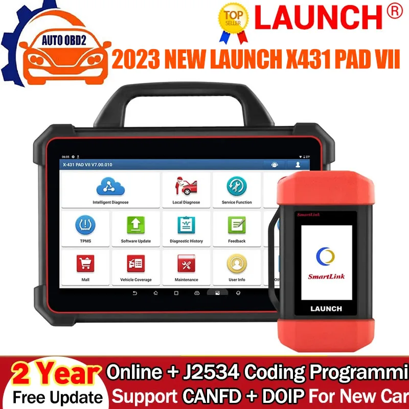 LAUNCH X431 PAD 7 VII PAD7 PADVII Car Diagnostic Tools J2534 Smartlink Automotive Scanner Auto Diagnost Online Programming OBD
LAUNCH X431 PAD 7 VII PAD7 PADVII Car Diagnostic Tools J2534 Smartlink Automotive Scanner Auto Diagnost Online Programming OBD