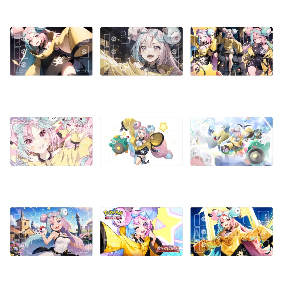 60*35*0.2cm PTCG Pokemon Dedicated GAME DIY Kawaii Card Mat Battle Against Scarlet Violet Series Trainer Iono Anime Toys Gifts
60*35*0.2cm PTCG Pokemon Dedicated GAME DIY Kawaii Card Mat Battle Against Scarlet Violet Series Trainer Iono Anime Toys Gifts
