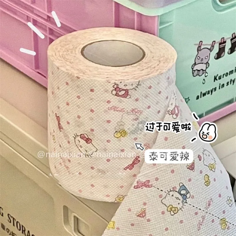 Kawaii Sanrioed Anime Cartoon Hello Kitty Series Tissue Roll of Paper Household Individual Packing Baby Boy Girl Festival Gift
Kawaii Sanrioed Anime Cartoon Hello Kitty Series Tissue Roll of Paper Household Individual Packing Baby Boy Girl Festival Gift