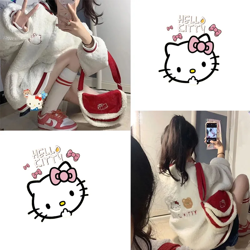 Sanrio Kawaii Cute Hellokitty Y2K Cartoon Plush Jacket Girly Anime Baseball Uniform Winter Autumn White Casual Lambhair Jacket
Sanrio Kawaii Cute Hellokitty Y2K Cartoon Plush Jacket Girly Anime Baseball Uniform Winter Autumn White Casual Lambhair Jacket