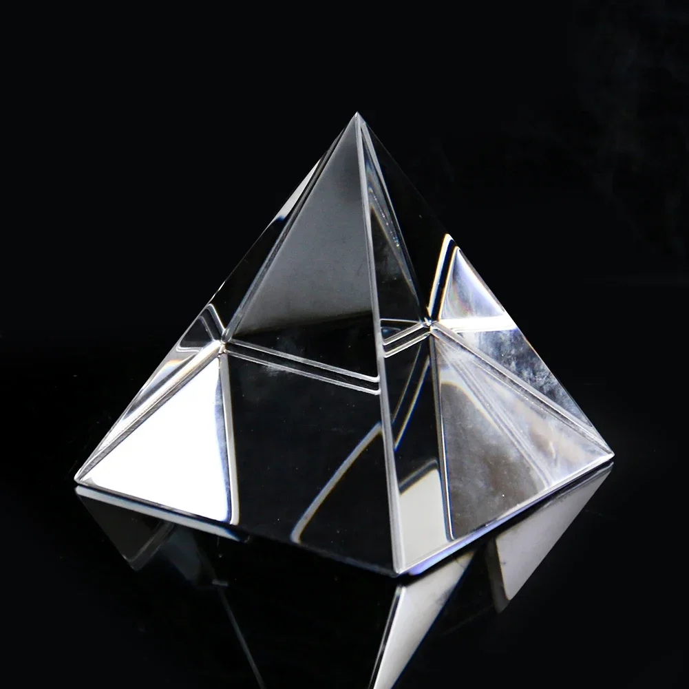 Crystal Pyramid Ornaments Clear Glass Figurine Cone Shape Crafts Egyptian Pharaoh Rainbow Catcher Paperweight Luxury Home Decor
Crystal Pyramid Ornaments Clear Glass Figurine Cone Shape Crafts Egyptian Pharaoh Rainbow Catcher Paperweight Luxury Home Decor