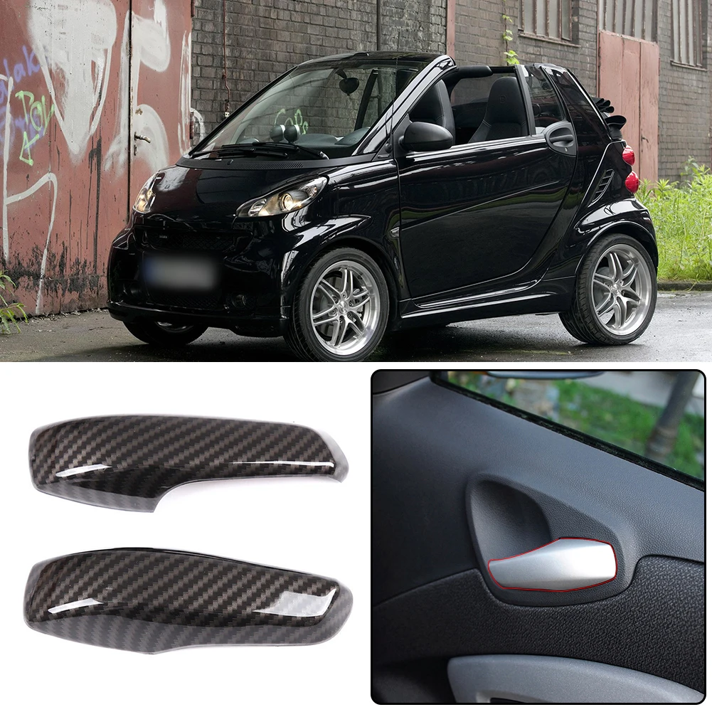 For Mercedes-Benz Smart 2010-2014 Decorative Frame Door Handle Cover Carbon Fiber Black Fashionable Prevent Scratch Practical
For Mercedes-Benz Smart 2010-2014 Decorative Frame Door Handle Cover Carbon Fiber Black Fashionable Prevent Scratch Practical