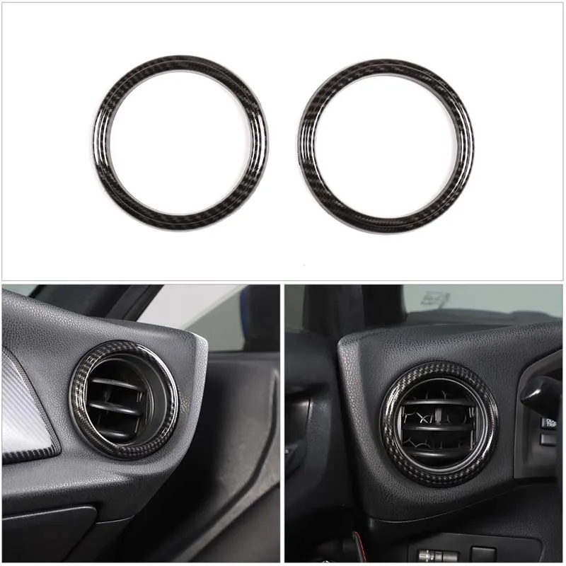 For Toyota 86 For Subaru BRZ 2012-2020 ABS car side air outlet ring decorative sticker interior modification accessories 
For Toyota 86 For Subaru BRZ 2012-2020 ABS car side air outlet ring decorative sticker interior modification accessories