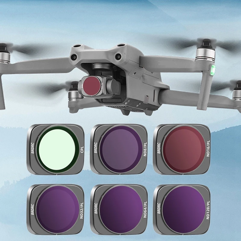 Фильтр brдрк Air 2S, комплект из 6 фильтров Cpl Nd8pl Nd16pl Nd32pl Nd64pl Nd128pl, Сменные аксессуары для Uav, подходит для Da Jiang Yu Mavic
Фильтр brдрк Air 2S, комплект из 6 фильтров Cpl Nd8pl Nd16pl Nd32pl Nd64pl Nd128pl, Сменные аксессуары для Uav, подходит для Da Jiang Yu Mavic