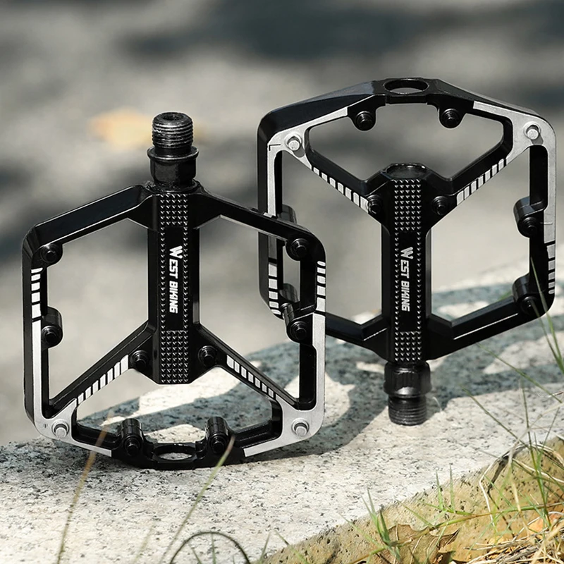 WEST BIKING MTB Cycling Pedal Aluminum Alloy Footboard 14mm Aluminum Alloy MTB Bike Pedal Bicycle Die-Casting DU Bearing Pedals
WEST BIKING MTB Cycling Pedal Aluminum Alloy Footboard 14mm Aluminum Alloy MTB Bike Pedal Bicycle Die-Casting DU Bearing Pedals