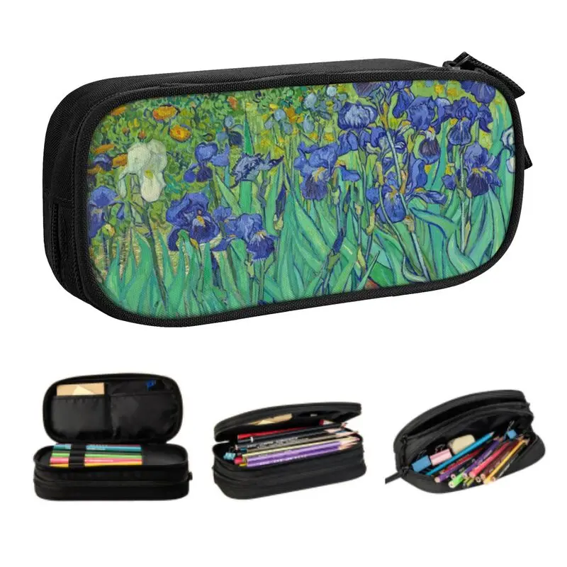 Cute Lrises Vincent Van Gogh Pencil Case for Boys Gilrs Custom Art Flowers Painting Large Capacity Pen Bag Box Stationery
Cute Lrises Vincent Van Gogh Pencil Case for Boys Gilrs Custom Art Flowers Painting Large Capacity Pen Bag Box Stationery