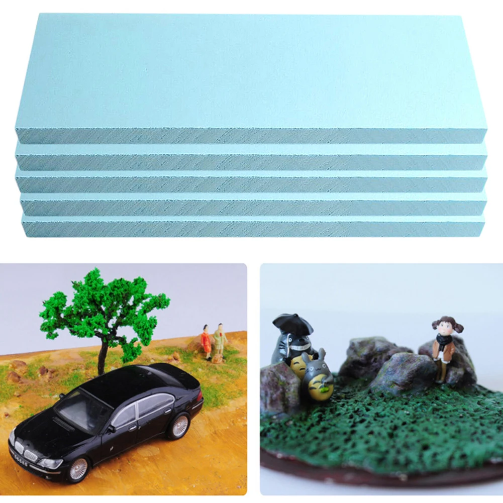 

5pcs 30*10*3cm DIY Crafts Diorama Base Foam Blocks Modeling Material For Crafting Modeling Art Projects And Floral Arrangements