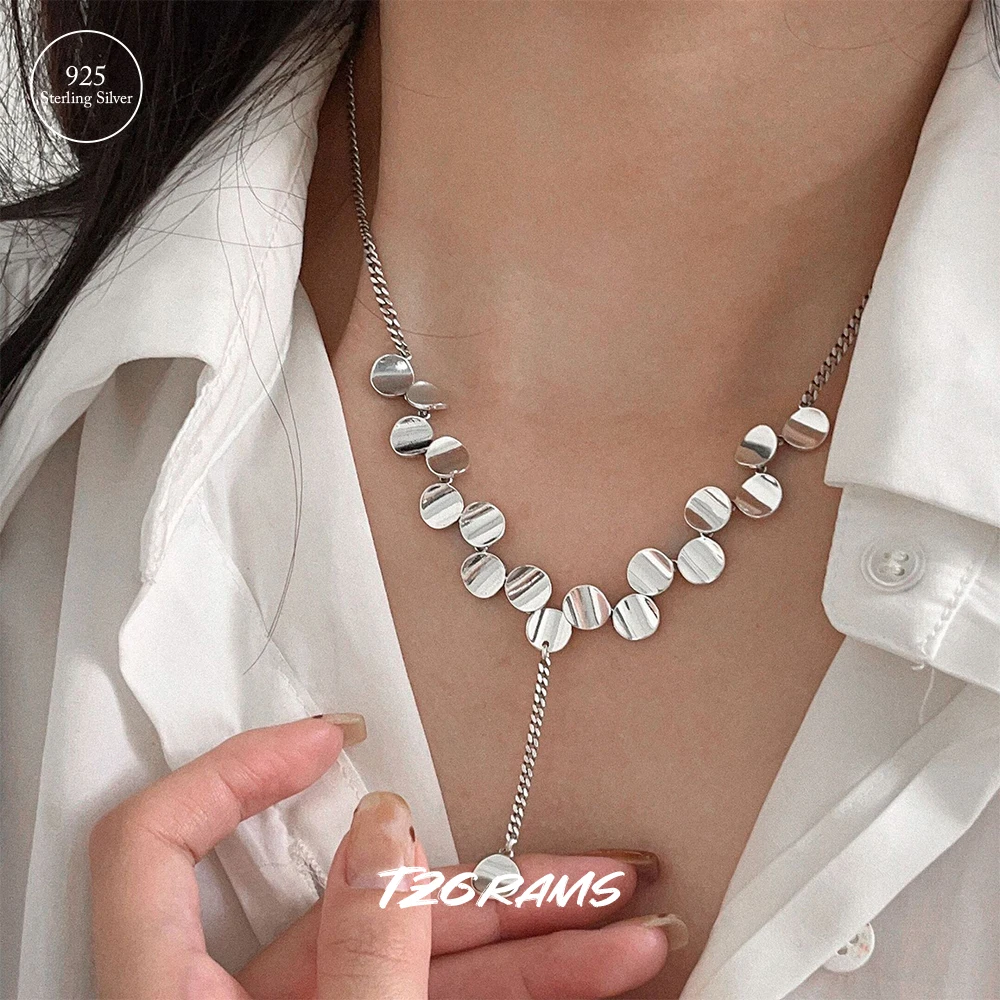 925 Sterling Silver Minimalist Necklace Splice Circle Women'S Trendy Gift Personalized Exaggerate Delicate Birthday Jewelry
925 Sterling Silver Minimalist Necklace Splice Circle Women'S Trendy Gift Personalized Exaggerate Delicate Birthday Jewelry