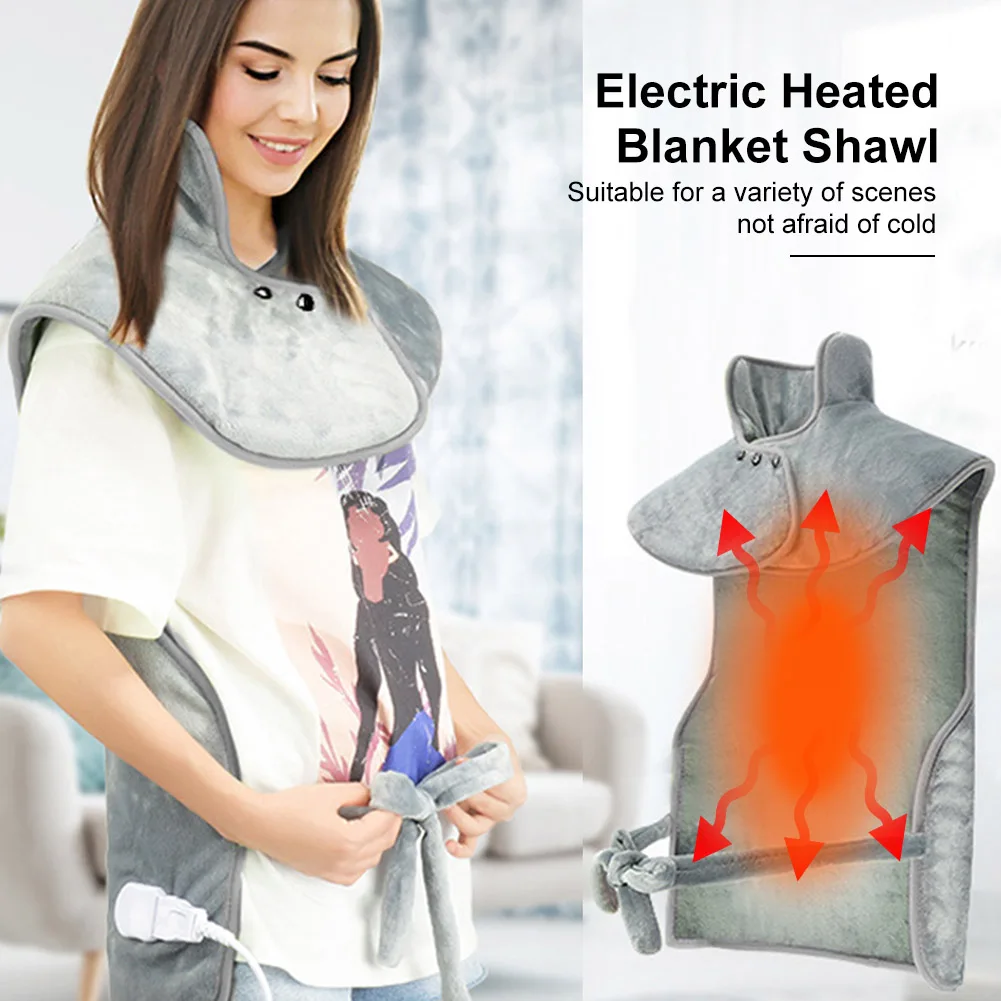 Portable Electric Heated Shawl Blanket 6 Temperature Ajustable Neck Heating Pad Winter Warm Electric Blanket For Home Office
Portable Electric Heated Shawl Blanket 6 Temperature Ajustable Neck Heating Pad Winter Warm Electric Blanket For Home Office