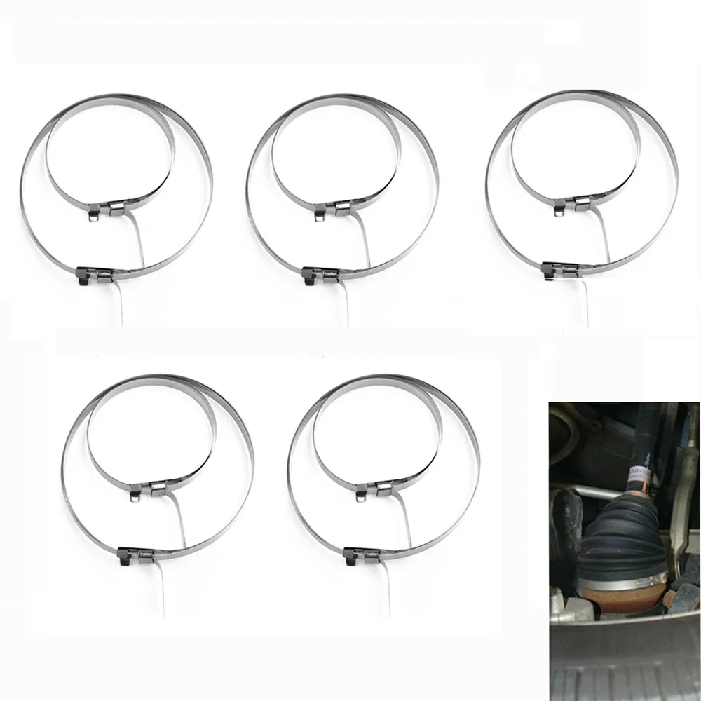10 PCS Universal CV Boot Clips Kit Stainless Steel Axle CV Joint Boot Crimp Clamp Kit Set Short Large Bands Car Accessories
10 PCS Universal CV Boot Clips Kit Stainless Steel Axle CV Joint Boot Crimp Clamp Kit Set Short Large Bands Car Accessories