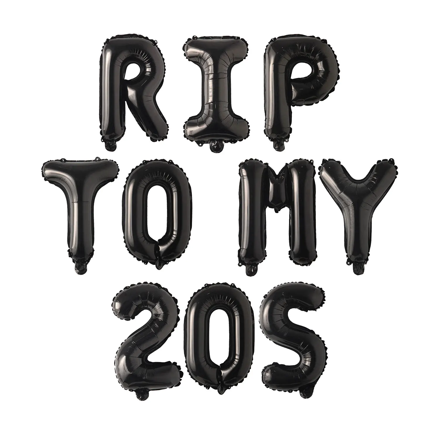 SURSURPRISE Rip To My 20s Foil Balloon Set Party Decoration,Rip Twenties Foil Balloon for Celebrating 30th Birthday Party
SURSURPRISE Rip To My 20s Foil Balloon Set Party Decoration,Rip Twenties Foil Balloon for Celebrating 30th Birthday Party