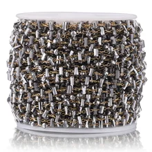 1M Stainless Steel Reflective crystal Beads Chains DIY Jewelry Making Necklace Findings Bracelets Accessories Anklet Supplies 
1M Stainless Steel Reflective crystal Beads Chains DIY Jewelry Making Necklace Findings Bracelets Accessories Anklet Supplies