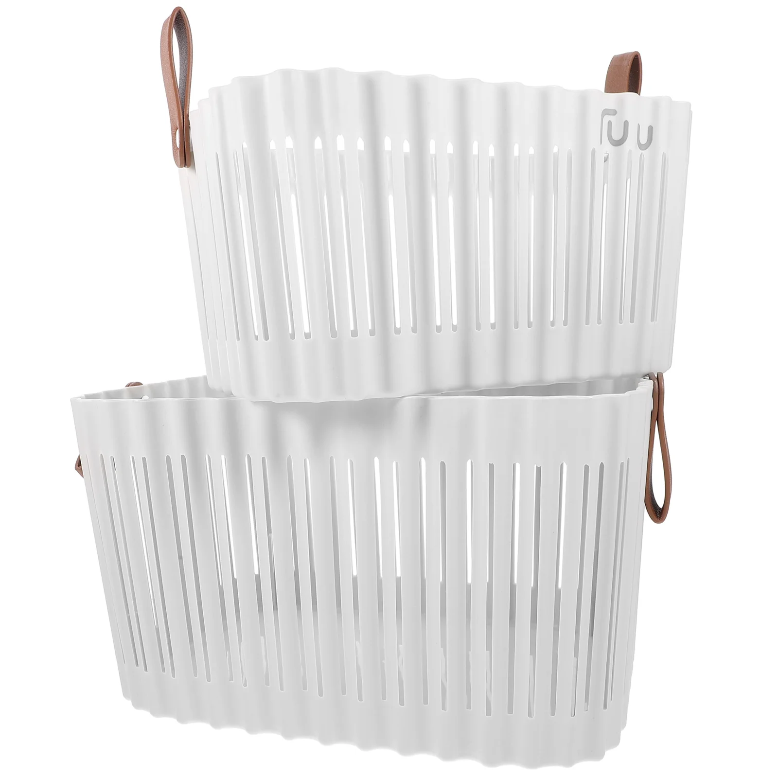 2 Pcs Organize Storage Baskets Washing Clothes Laundry with Handle Hamper Bedroom Fruit Bathroom for Home
2 Pcs Organize Storage Baskets Washing Clothes Laundry with Handle Hamper Bedroom Fruit Bathroom for Home