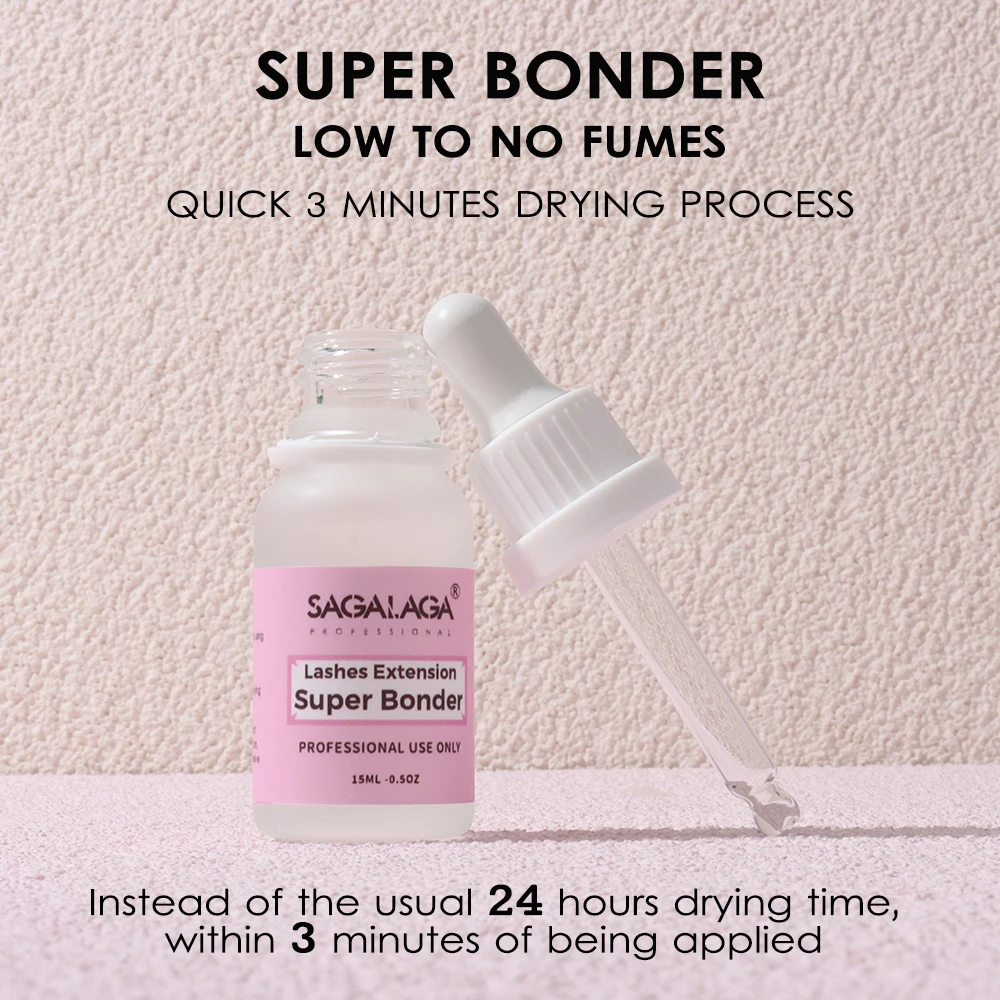 15ml Dropper Bottle Super Eyelash Bonder for Lash Extensions Lash Seal Proof Water Oil for Longer Retention Private Label
15ml Dropper Bottle Super Eyelash Bonder for Lash Extensions Lash Seal Proof Water Oil for Longer Retention Private Label