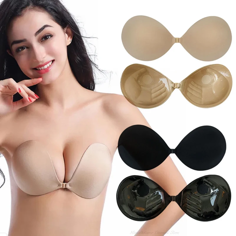 Invisible Strapless Adhesive Stick Bra Push Up Bras Lift Up Women Seamless Front Closure Bralette Underwear Silicone Lingerie
Invisible Strapless Adhesive Stick Bra Push Up Bras Lift Up Women Seamless Front Closure Bralette Underwear Silicone Lingerie