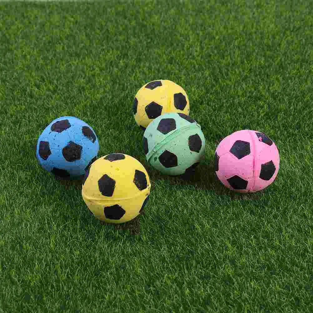 12 Pcs Sponge Football Soccer Balls Small Colorful Balls for Cat Toys (Random Color)
12 Pcs Sponge Football Soccer Balls Small Colorful Balls for Cat Toys (Random Color)