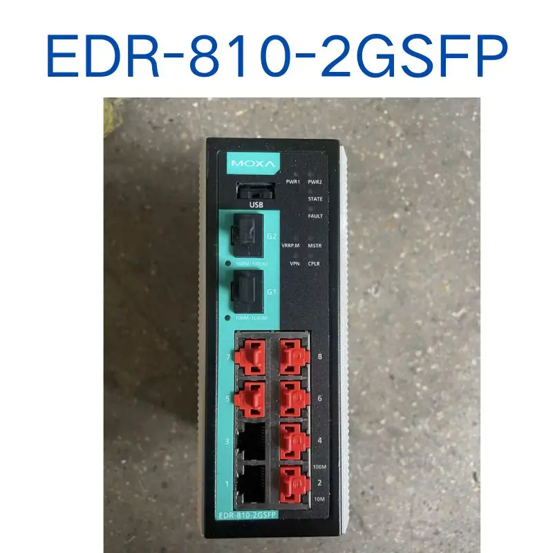 Used EDR-810-2GSFP integrated firewall 8+2G NAT/VPN/router tested OK function intact
Used EDR-810-2GSFP integrated firewall 8+2G NAT/VPN/router tested OK function intact
