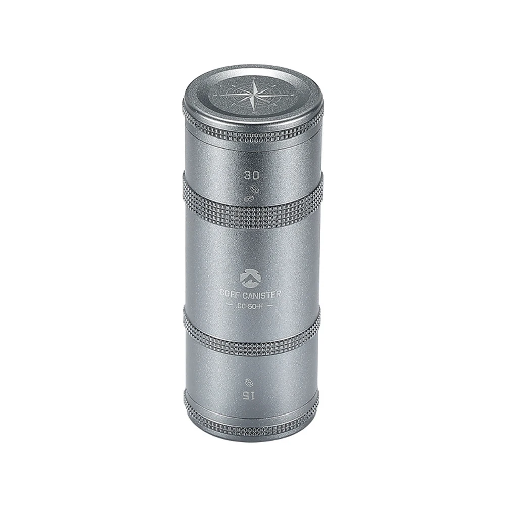 CAMPINGMOON's 2 Layer Can Ideal for Storing Coffee Beans and Tea Powder on Travels Lightweight Sealed and Insect proof
CAMPINGMOON's 2 Layer Can Ideal for Storing Coffee Beans and Tea Powder on Travels Lightweight Sealed and Insect proof