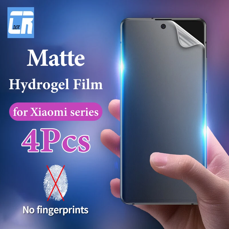 1-4pcs Matte Hydrogel Film for Xiaomi 12 12X 11 Ultra Lite 11t Pro Screen Protector Poco X3 X4 F3 F4 GT M3 M4 Pro no glass
1-4pcs Matte Hydrogel Film for Xiaomi 12 12X 11 Ultra Lite 11t Pro Screen Protector Poco X3 X4 F3 F4 GT M3 M4 Pro no glass
