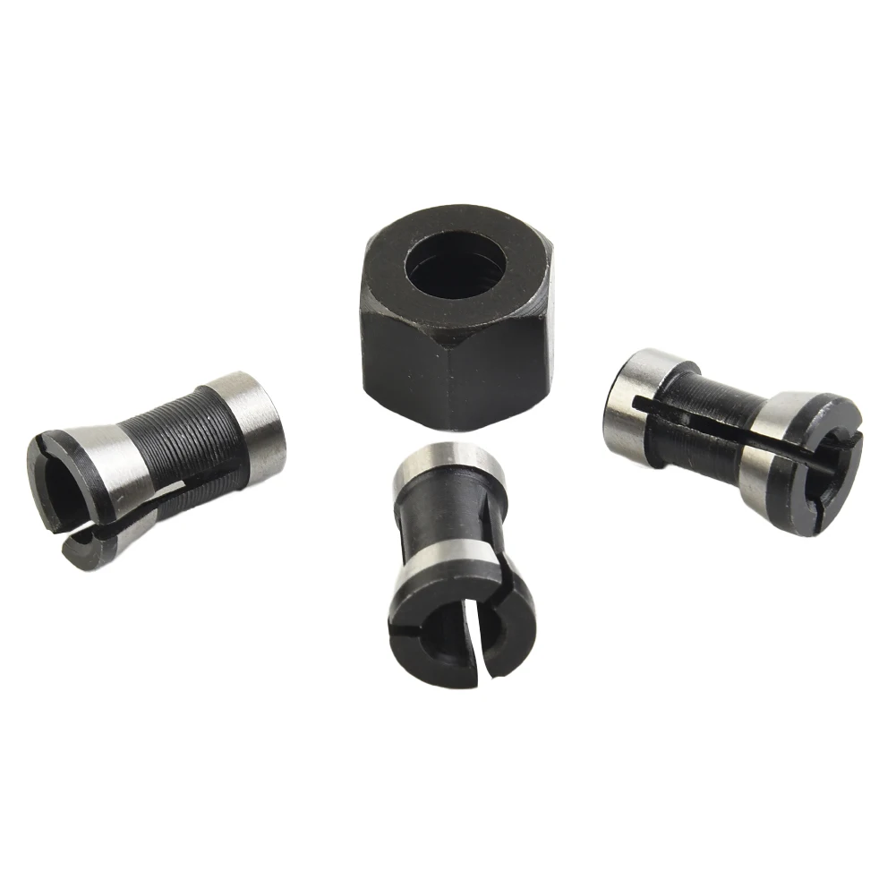 Electric Router Woodworking Cutter 4pcs 6/6.35/8mm Collet Carbon Steel Chuck Accessories Milling Cutter Unique
Electric Router Woodworking Cutter 4pcs 6/6.35/8mm Collet Carbon Steel Chuck Accessories Milling Cutter Unique