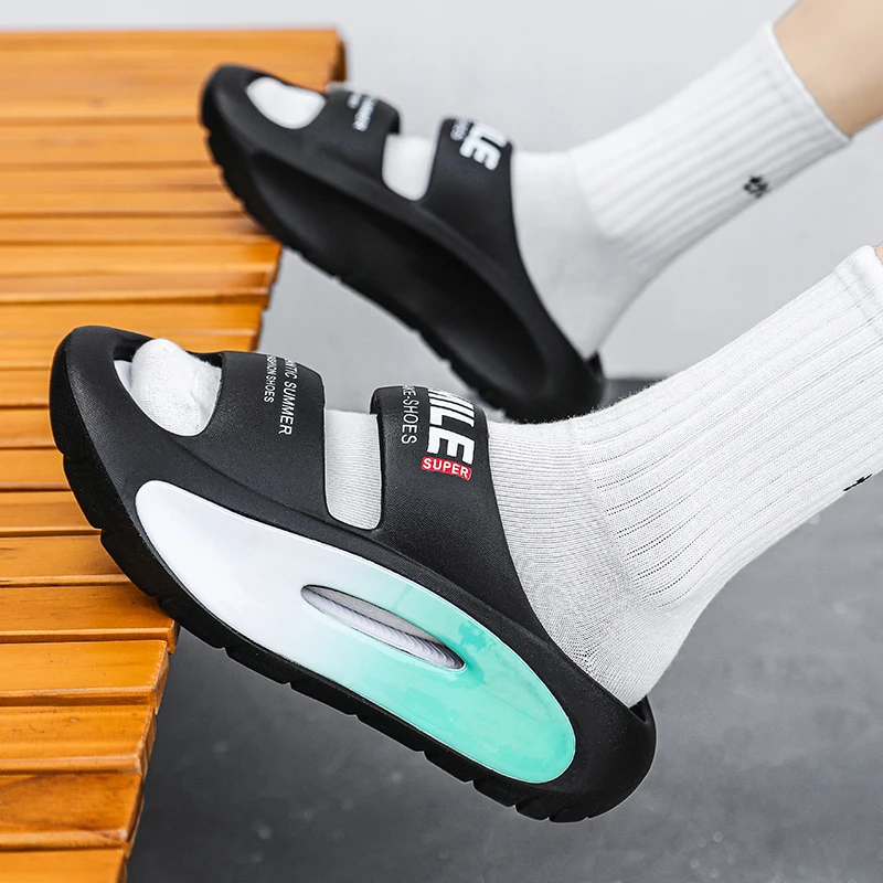 Summer Outdoor Beach Shoes for Men Fashion Open Toe Men's Platform Casual Slippers 2023 New Breathable Slip on EVA Slides Shoes
Summer Outdoor Beach Shoes for Men Fashion Open Toe Men's Platform Casual Slippers 2023 New Breathable Slip on EVA Slides Shoes