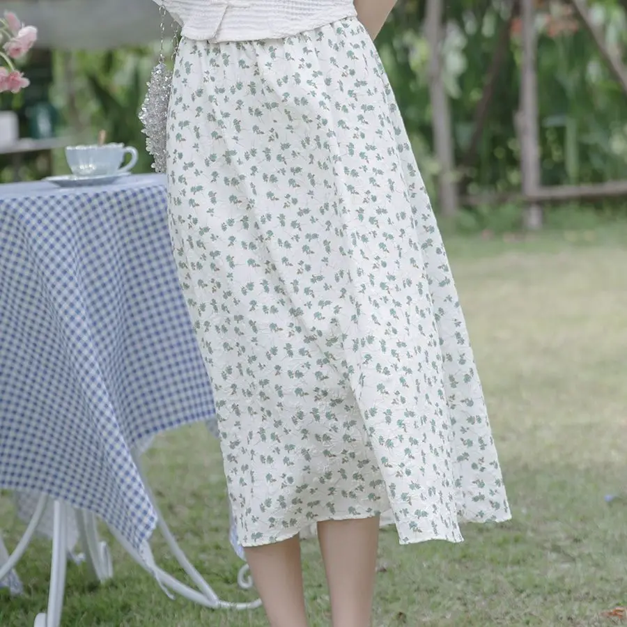 2023 Skirts For Women Sweet Floral High-waisted A-line Large Swing Shows Thin And Medium Length Free Shipping
2023 Skirts For Women Sweet Floral High-waisted A-line Large Swing Shows Thin And Medium Length Free Shipping