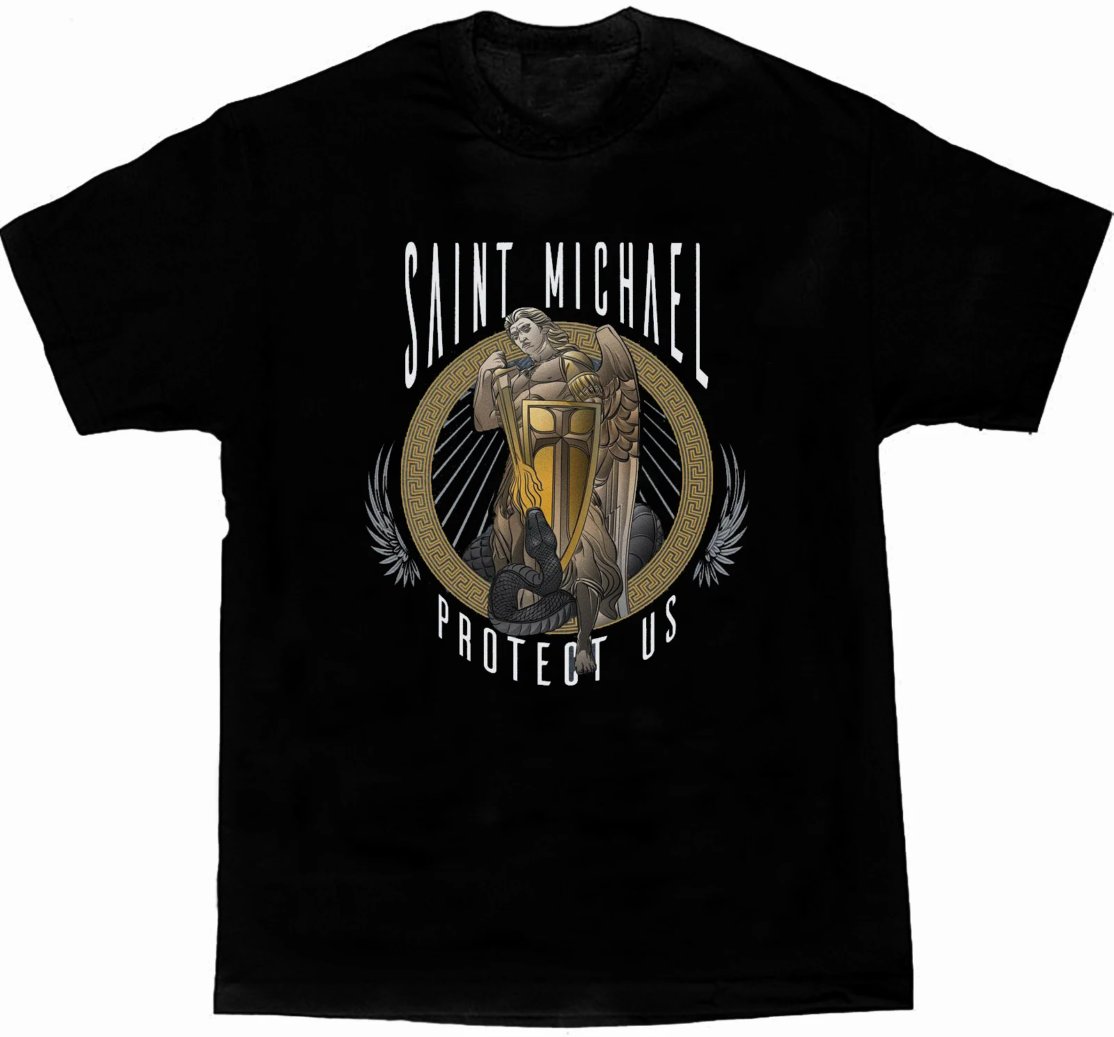 Арчанель святого Михаила защищает нас. Подарочная футболка с католической религией. Летняя Хлопковая мужская футболка с коротким рукавом и...
Арчанель святого Михаила защищает нас. Подарочная футболка с католической религией. Летняя Хлопковая мужская футболка с коротким рукавом и...
