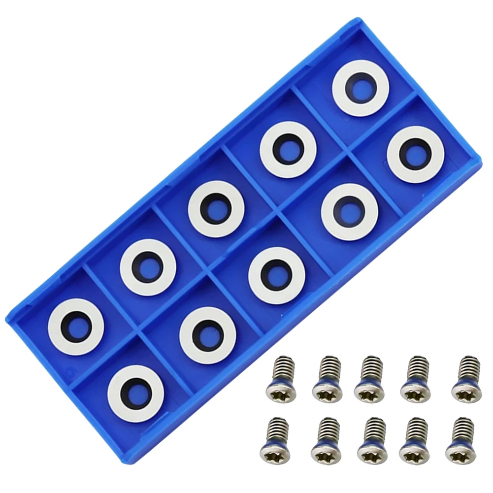 10PCS 30° Round Carbide Inserts Cutters Knives Lathe Blade Replacement For Ci3 Finisher Hollower Lathe Woodturning Tool 12x2.5mm
10PCS 30° Round Carbide Inserts Cutters Knives Lathe Blade Replacement For Ci3 Finisher Hollower Lathe Woodturning Tool 12x2.5mm