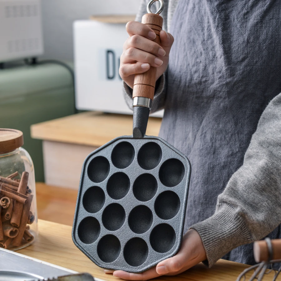 12 Cavities Takoyaki Pan Takoyaki Maker Octopus Small Balls Cast Iron Pan Home Baking Cooking Tools Kitchen Cookware Grill Pan
12 Cavities Takoyaki Pan Takoyaki Maker Octopus Small Balls Cast Iron Pan Home Baking Cooking Tools Kitchen Cookware Grill Pan