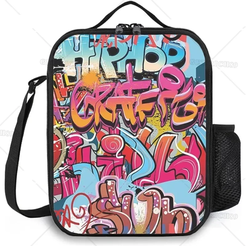 Graphic Lunch Bag for Women Men,Hip Hop Street Culture New York City,Insulated Lunch Tote Bag,Lunch Box for Work Picnic Travel
Graphic Lunch Bag for Women Men,Hip Hop Street Culture New York City,Insulated Lunch Tote Bag,Lunch Box for Work Picnic Travel