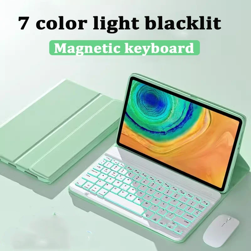 

Keyboard Case for Realme Pad X 11inch 2022 Detachable Magnetic Backlit Cover Keyboard Mouse for Realmpad 10.4 Inch