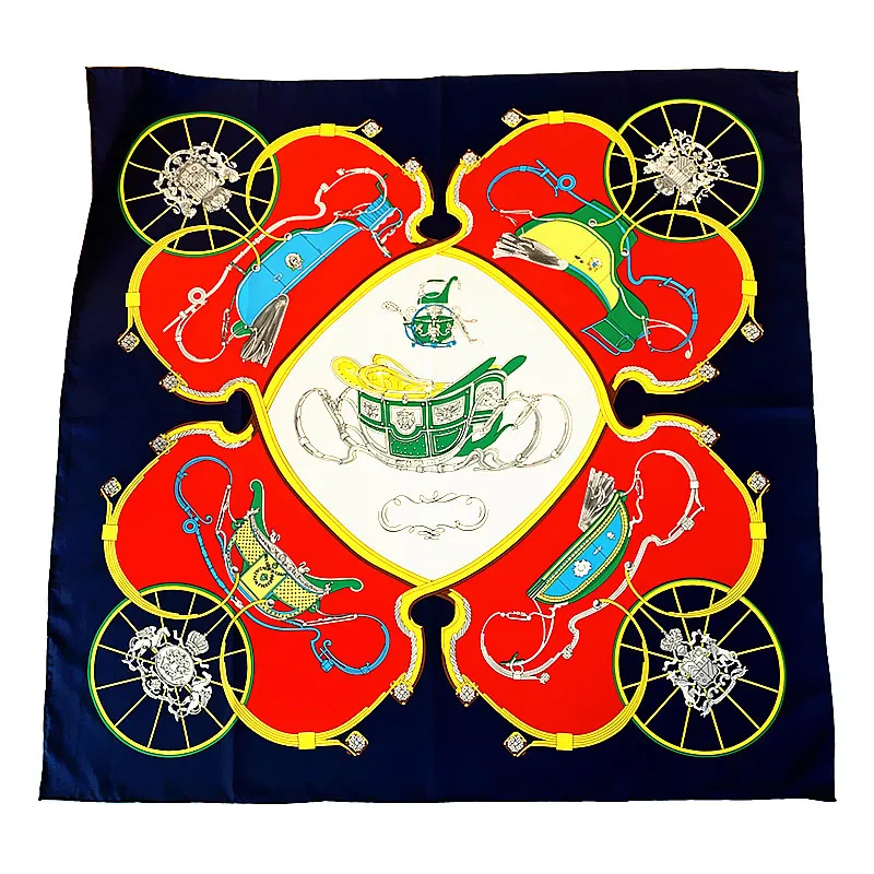 90cm*90cm Square Scarves Luxury Big Brand Twill Silk Long Women Carriage Printed Headband Shawl Fashion Muslim Hijabs For Ladies
90cm*90cm Square Scarves Luxury Big Brand Twill Silk Long Women Carriage Printed Headband Shawl Fashion Muslim Hijabs For Ladies
