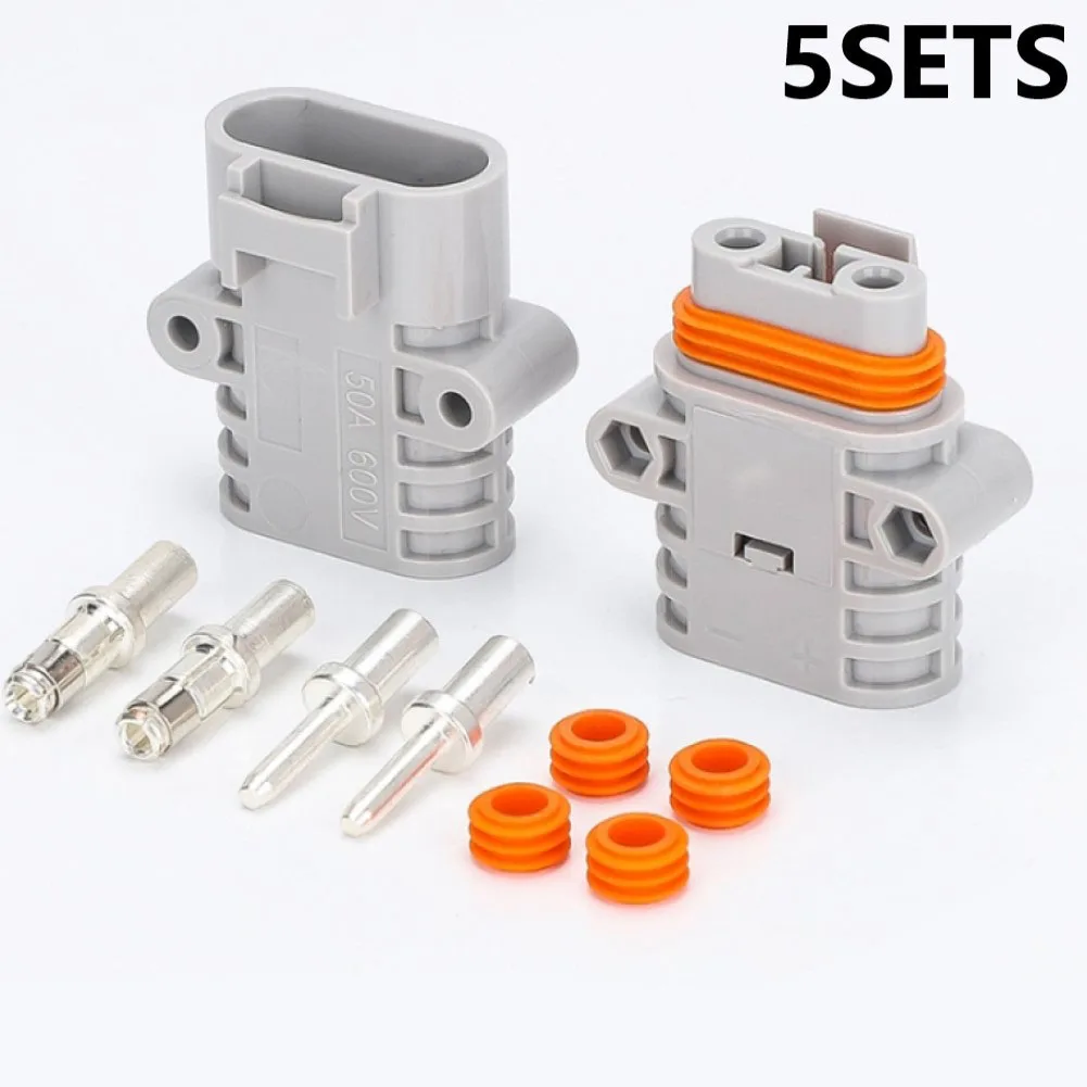 5 Sets For Anderson Plug Connectors Direct Plug 50A 600V UL94-V0 Male Female Connector Prevent Sparks Electrical Equipment Parts
5 Sets For Anderson Plug Connectors Direct Plug 50A 600V UL94-V0 Male Female Connector Prevent Sparks Electrical Equipment Parts