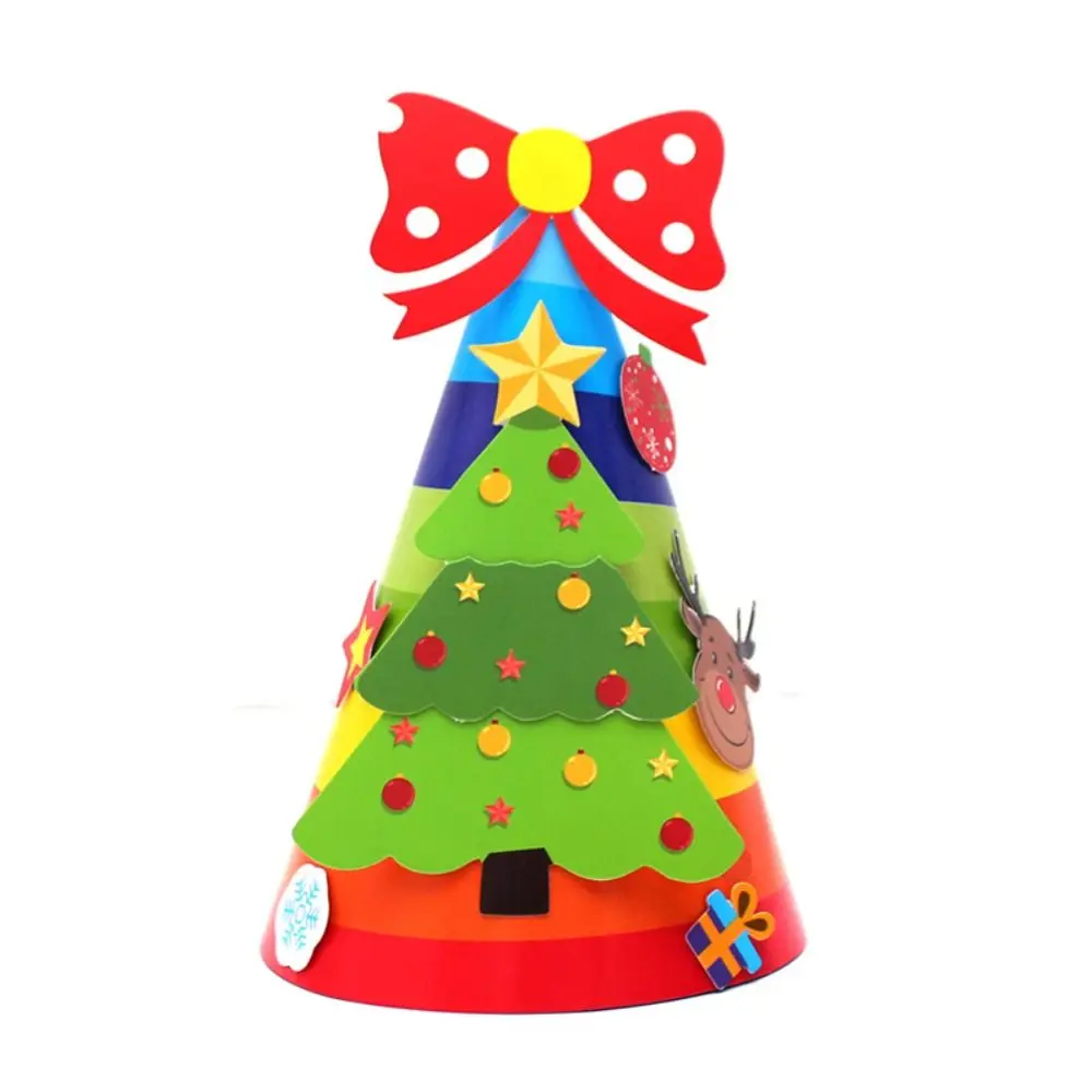 

Paper Handmade Santa Hat Elk Kriss Kringle Kids Xmas Arts Hats Father Christmas Christmas Tree Kriss Kringle Hat Xmas Gift
