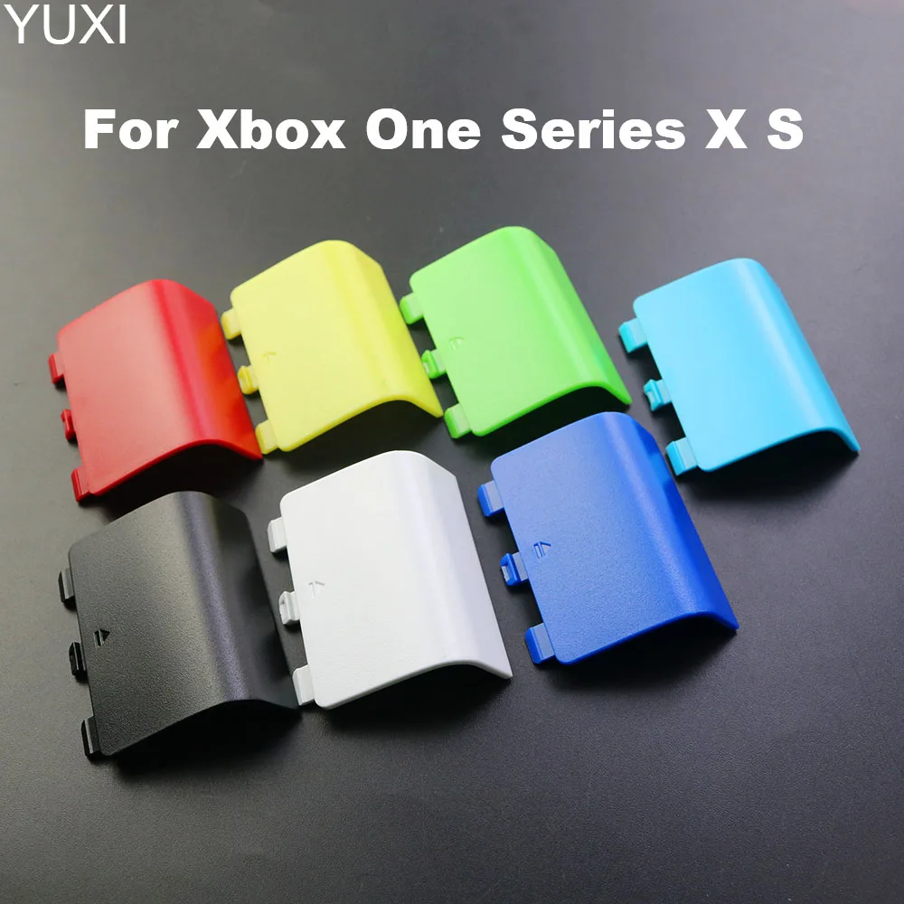 

YUXI 1PCS For Xbox One Series X S Wireless Controller Plastic Battery Shell Lid Back Case Replacement Housing Door Cover