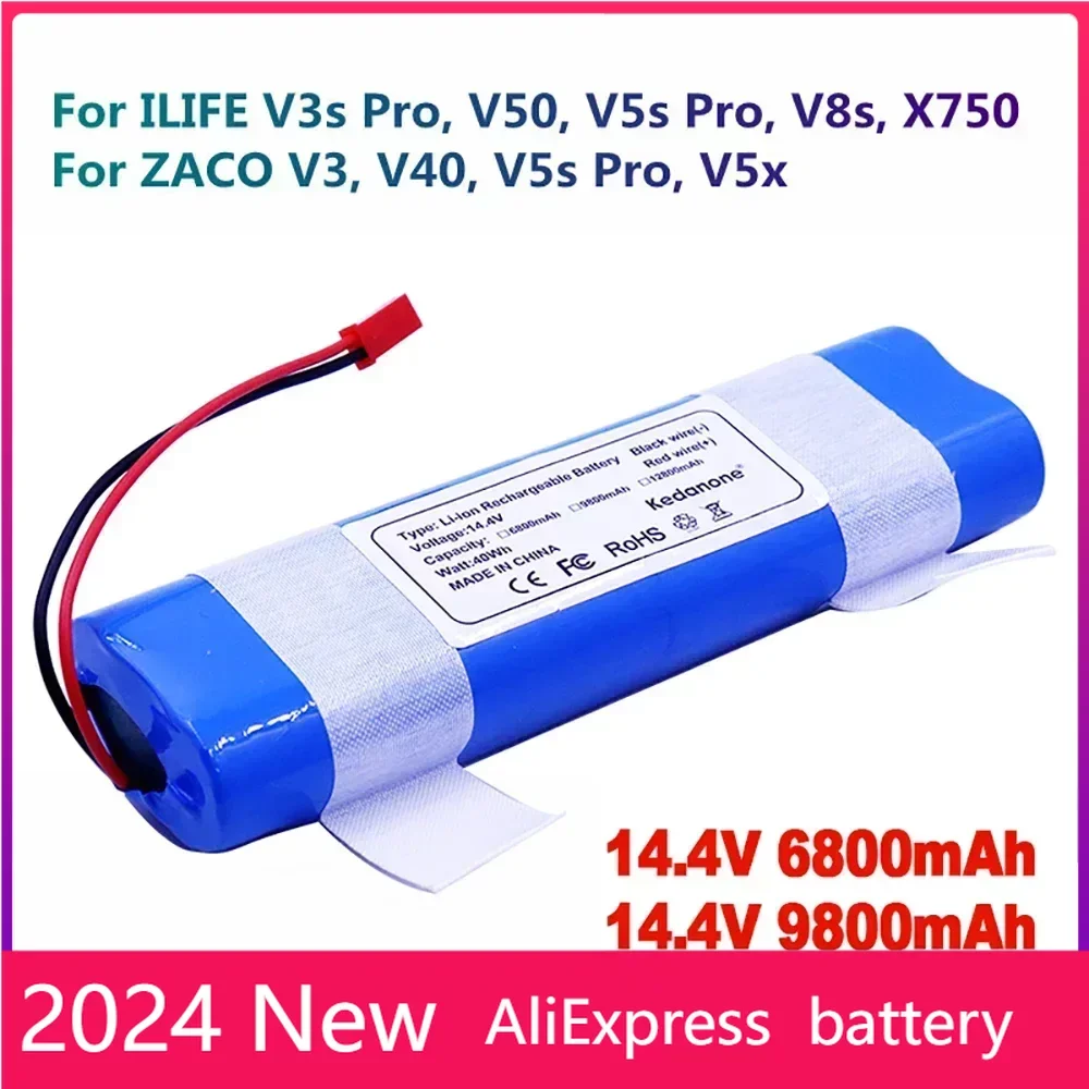 Upgrade 14.8V 12800mAh Lithium Battery for ILIFE V5 V5s V50 V3 plus v3s pro Robot Vacuum Cleaner ILIFE v5s pro battery
Upgrade 14.8V 12800mAh Lithium Battery for ILIFE V5 V5s V50 V3 plus v3s pro Robot Vacuum Cleaner ILIFE v5s pro battery