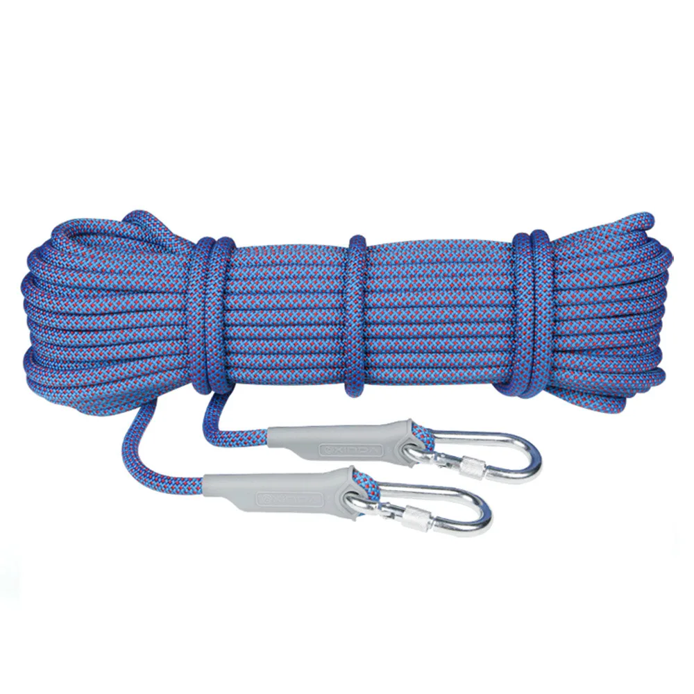 

Outdoor Safety Auxiliary Rope, Working At Height, Climbing, Fast Descent, Fire Escape, Rescue Dacron, D:10.5mm,P609