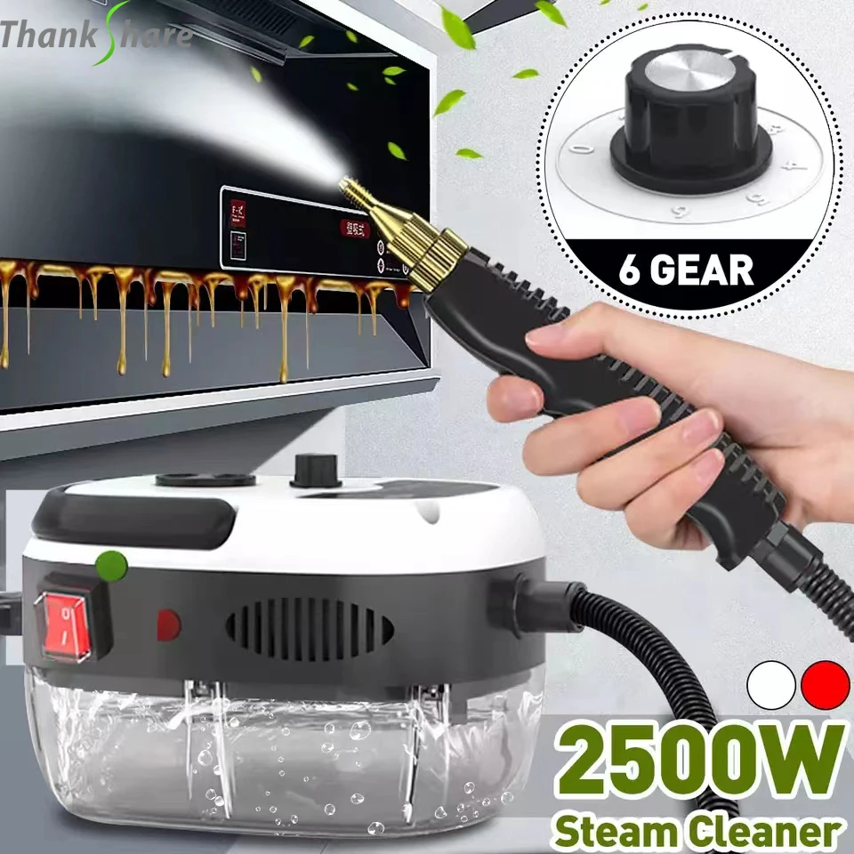 2500W High Pressure Steam Cleaners Commercial Car Multifunctional Cleaning Machine Air Conditioning Home Kitchen Hood 110V-240V
2500W High Pressure Steam Cleaners Commercial Car Multifunctional Cleaning Machine Air Conditioning Home Kitchen Hood 110V-240V