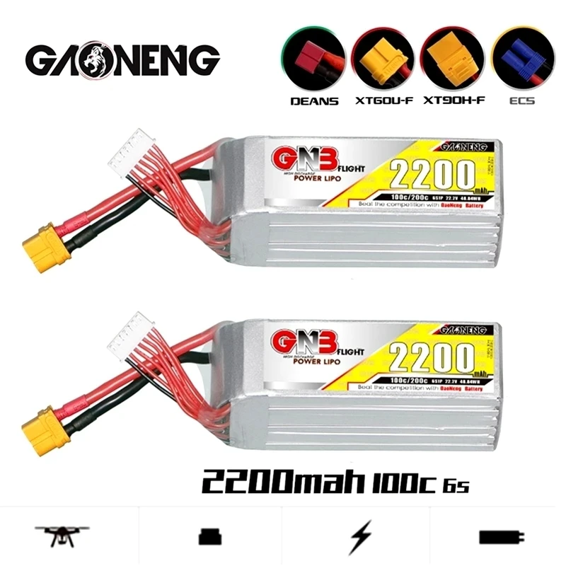 MAX 2200mAh GNB 6s 22.2v 100c/200c Rechargeable Battery For RC Racing Cars Four Drive Off-Road Spare Parts 22.2v Lipo Battery
MAX 2200mAh GNB 6s 22.2v 100c/200c Rechargeable Battery For RC Racing Cars Four Drive Off-Road Spare Parts 22.2v Lipo Battery