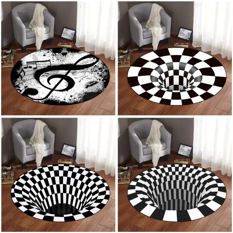 Swirl Round Mat Toy Mat Round Rug Area Mat Vision Rug For Living Room Bottomless Hole Optical Illusion Home Decor Rug
Swirl Round Mat Toy Mat Round Rug Area Mat Vision Rug For Living Room Bottomless Hole Optical Illusion Home Decor Rug