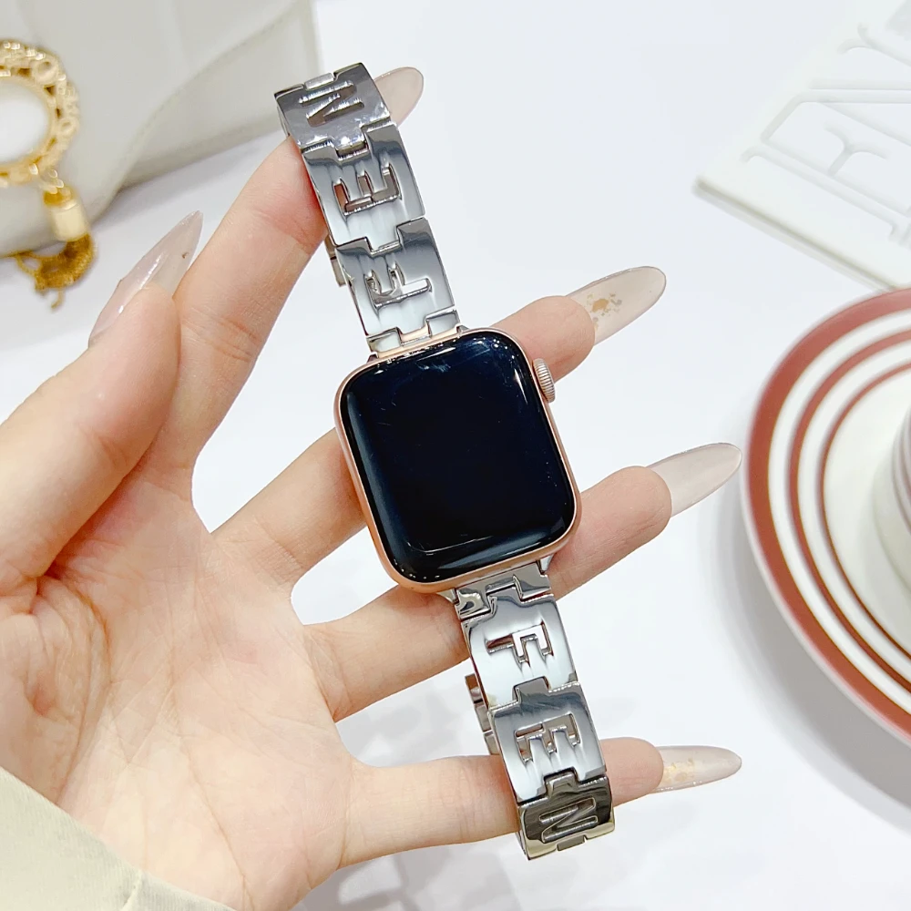 Роскошный браслет из нержавеющей стали 49 мм для Apple Watch Ultra 2, браслет с алфавитом 40 мм 44 мм для iWatch серии 9 8 7 6 5 4 SE 45 мм 41 мм
Роскошный браслет из нержавеющей стали 49 мм для Apple Watch Ultra 2, браслет с алфавитом 40 мм 44 мм для iWatch серии 9 8 7 6 5 4 SE 45 мм 41 мм