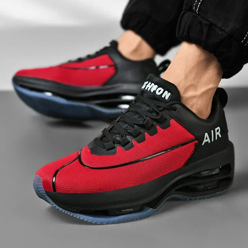 

New Arrival Men's Sneakers Shoes Men 2023 Damping Double Air Cushion Wear-resistant Walking Man Jogging Trainers Marathon Shoes
